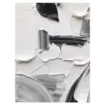 ⁦لوحة زيتية تجريدية مصنوعة يدويًا من قماش الكتان بدون إطار، لوحة فنية جدارية من قماش الأكريليك⁩ - الصورة ⁦10⁩