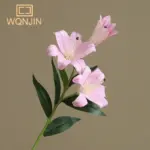 ⁦عرض ساخن، زهور زنبق مطبوعة ثلاثية الأبعاد من مادة البولي فينيل كلوريد، ديكور منزلي، باقة زهور زنبق بثلاثة رؤوس، تنسيق زهور الزفاف⁩ - الصورة ⁦9⁩