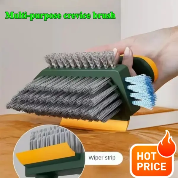 فرشاة تنظيف زوايا متعددة الاستخدام – مناسبة للمطبخ، الحمام، البلاط، والأرضيات (أداة تنظيف أساسية لكل بيت)