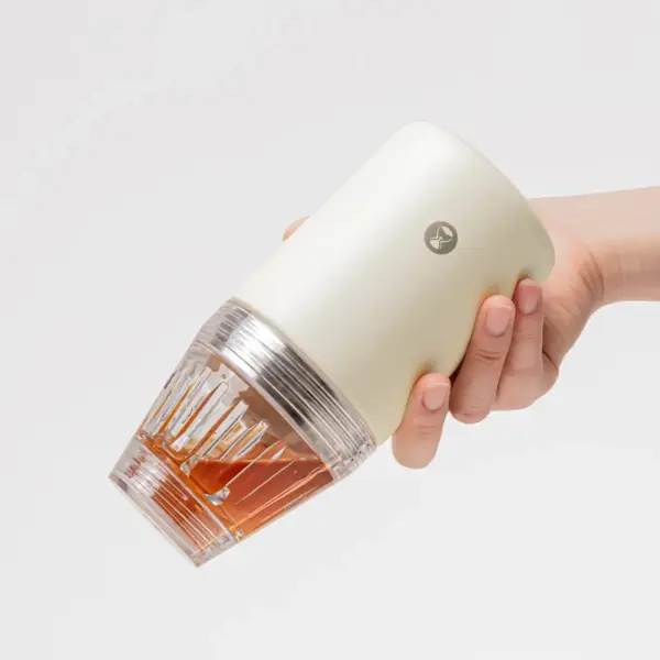 ماكينة قهوة متنقلة TIMEMORE Crystal Eye | 2 في 1 – سعة 300مل مع فلتر ورق 155#