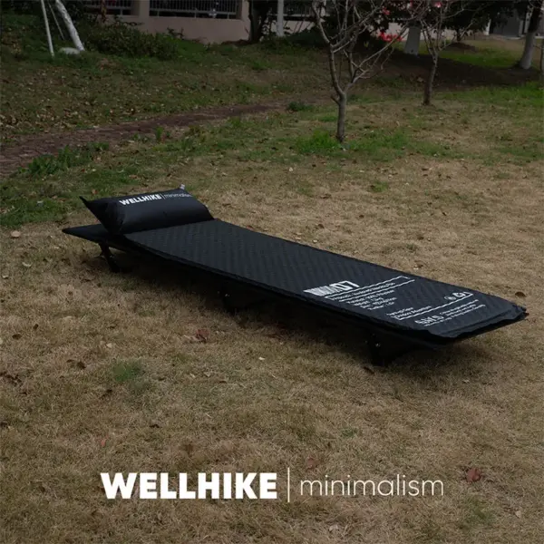 حصيرة نوم قابلة للنفخ تلقائيًا – WELLHIKE SWS Wild Trail | راحة عالية في البر والرحلات