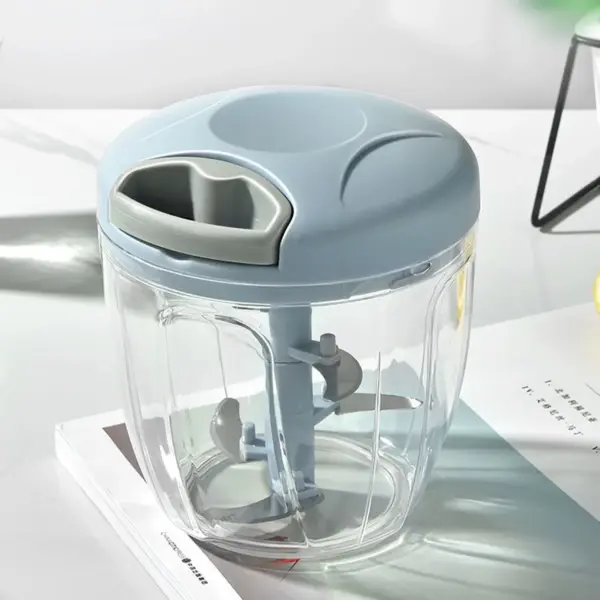 مفرمة لحمة يدوية متعددة الوظائف – 500/900 مل | فرم الثوم والبصل والخضروات بسهولة وبدون كهرباء