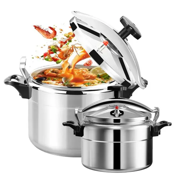 قدر ضغط من الألومنيوم – سعات 3 لتر إلى 7 لتر | تصميم آمن ومضمون للمطبخ المنزلي