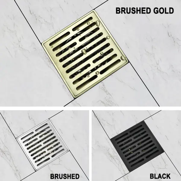 غطاء تصريف أرضي فاخر 10 سم من الاستانلس ستيل – لمسة لكل زاوية بالمنزل!