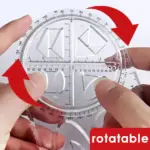 ⁦مسطرة هندسية متعددة الاستخدامات⁩ - الصورة ⁦4⁩