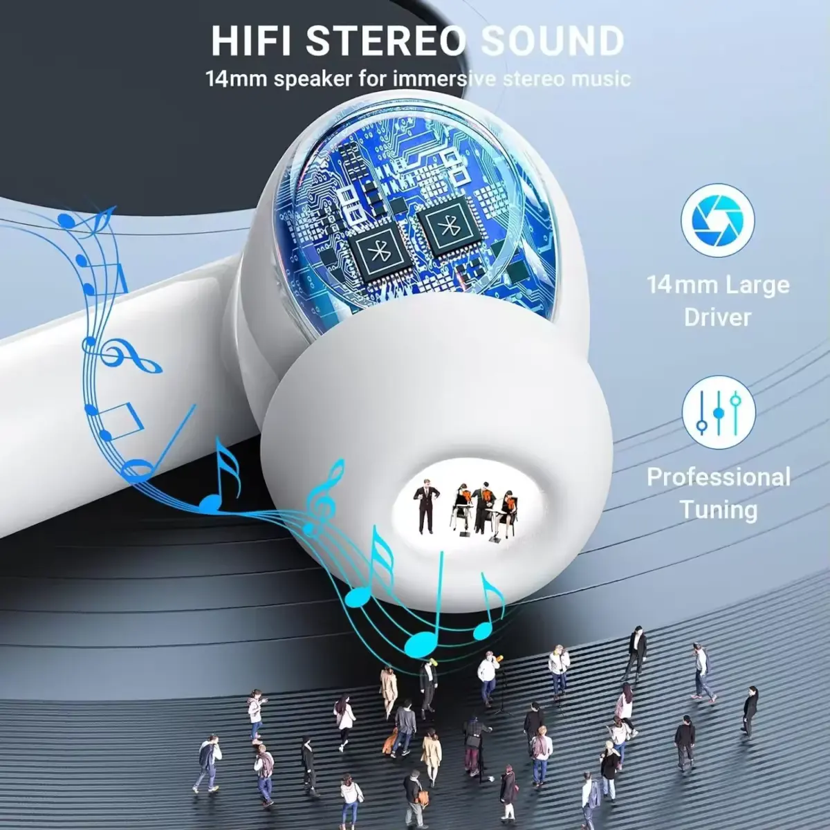 ⁦سماعات أذن لاسلكية - Air Pro 2025⁩ - الصورة ⁦3⁩