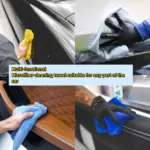 ⁦10 قطع مناشف ميكروفايبر لتنظيف السيارات - بدون حواف⁩ - الصورة ⁦5⁩