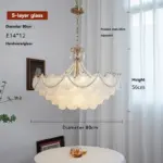 ⁦ثريا كريستال كريمية بأناقة فرنسية⁩ - الصورة ⁦9⁩