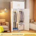 ⁦خزانة ملابس قابلة للطي بتصميم مكعبات عصرية⁩ - الصورة ⁦30⁩