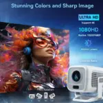 ⁦بروجيكتور منزلي ذكي بدقة 4K و Full HD - تجربة سينمائية استثنائية⁩ - الصورة ⁦4⁩