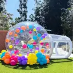 ⁦منزل فقاعي مع ترامبولين شفاف⁩ - الصورة ⁦3⁩