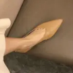 ⁦حذاء نسائي برقبة جلد طبيعي⁩ - الصورة ⁦6⁩