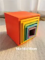 ⁦ألعاب قوس قزح الخشبية للتركيب⁩ - الصورة ⁦23⁩