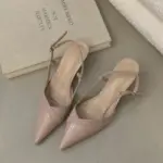 ⁦صندل نسائي بكعب منخفض - تصميم أنيق⁩ - الصورة ⁦11⁩