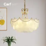 ⁦ثريا كريستال كريمية بأناقة فرنسية⁩ - الصورة ⁦2⁩