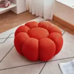 ⁦Single Seat Designer Pumpkin Lazy Sofa Balcony and Bedroom Can Lie Down and Recline Italian Minimalist Rochburg Football Sofa⁩ - الصورة ⁦27⁩