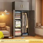 ⁦خزانة ملابس قابلة للطي بتصميم مكعبات عصرية⁩ - الصورة ⁦13⁩