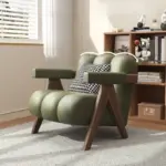⁦كرسي استرخاء فاخر بتصميم نوردي⁩ - الصورة ⁦4⁩