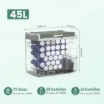 ⁦ثلاجة سيارة محمولة NL - خيارك الأمثل للرحلات (25L/35L/45L)⁩ - الصورة ⁦8⁩