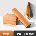 ⁦مجموعة مناشف غسيل السيارات من الألياف الدقيقة - 3 قطع⁩ - الصورة ⁦19⁩