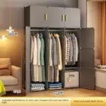 ⁦خزانة ملابس قابلة للطي بتصميم مكعبات عصرية⁩ - الصورة ⁦29⁩