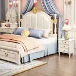 ⁦سرير خشب أمريكي فاخر بتصميم أوروبي كلاسيكي⁩ - الصورة ⁦8⁩
