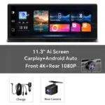 ⁦كاميرا سيارات K2 Pro بدقة 4K - شاشة 11.3 بوصة⁩ - الصورة ⁦9⁩