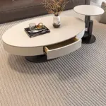 ⁦طاولة قهوة واقفة بتصميم نوردي⁩ - الصورة ⁦6⁩