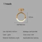 ⁦ثريا حلقة LED فاخرة حديثة⁩ - الصورة ⁦9⁩