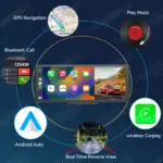 ⁦كاميرا مرآة الرؤية الخلفية الذكية OBDPEAK T20⁩ - الصورة ⁦5⁩