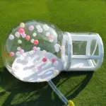 ⁦منزل فقاعي مع ترامبولين شفاف⁩ - الصورة ⁦4⁩