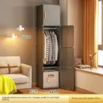 ⁦خزانة ملابس قابلة للطي بتصميم مكعبات عصرية⁩ - الصورة ⁦25⁩