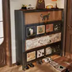 خزانة أحذية معدنية عصرية