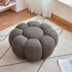 ⁦Single Seat Designer Pumpkin Lazy Sofa Balcony and Bedroom Can Lie Down and Recline Italian Minimalist Rochburg Football Sofa⁩ - الصورة ⁦24⁩