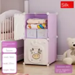 ⁦خزانة ملابس أطفال قابلة للطي بتصميم عصري بسيط⁩ - الصورة ⁦7⁩