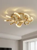⁦ثريا حلقة LED فاخرة حديثة⁩ - الصورة ⁦2⁩