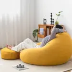 ⁦Lazy Sofa, Bean Bag, Tatami, Household, Bedroom, Living Room, Reclining, Small  Simple, Chair  Apartment, Sitting Pier⁩ - الصورة ⁦2⁩