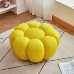 ⁦Single Seat Designer Pumpkin Lazy Sofa Balcony and Bedroom Can Lie Down and Recline Italian Minimalist Rochburg Football Sofa⁩ - الصورة ⁦28⁩