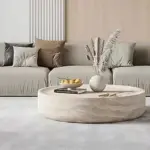 طاولة جانبية مستديرة عصرية