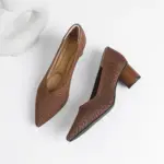 ⁦كعب نسائي عالي - تصميم أنيق ومريح⁩ - الصورة ⁦10⁩