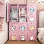 ⁦خزانة ملابس أطفال قابلة للطي بتصميم عصري بسيط⁩ - الصورة ⁦2⁩