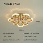⁦ثريا حلقة LED فاخرة حديثة⁩ - الصورة ⁦7⁩