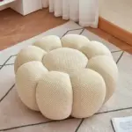 ⁦Single Seat Designer Pumpkin Lazy Sofa Balcony and Bedroom Can Lie Down and Recline Italian Minimalist Rochburg Football Sofa⁩ - الصورة ⁦7⁩