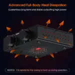 ⁦مضخم صوت رقمي صغير بقوة 300 وات - أداء Hi-Fi استثنائي⁩ - الصورة ⁦6⁩