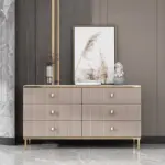 خزانة عرض فاخرة بتصميم بسيط
