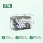 ⁦ثلاجة سيارة محمولة NL - خيارك الأمثل للرحلات (25L/35L/45L)⁩ - الصورة ⁦9⁩