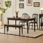 ⁦طاولة طعام اسكندنافية متعددة الاستخدامات⁩ - الصورة ⁦2⁩