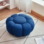 ⁦Single Seat Designer Pumpkin Lazy Sofa Balcony and Bedroom Can Lie Down and Recline Italian Minimalist Rochburg Football Sofa⁩ - الصورة ⁦23⁩