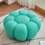 ⁦Single Seat Designer Pumpkin Lazy Sofa Balcony and Bedroom Can Lie Down and Recline Italian Minimalist Rochburg Football Sofa⁩ - الصورة ⁦26⁩