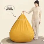 ⁦Lazy Sofa, Bean Bag, Tatami, Household, Bedroom, Living Room, Reclining, Small  Simple, Chair  Apartment, Sitting Pier⁩ - الصورة ⁦6⁩